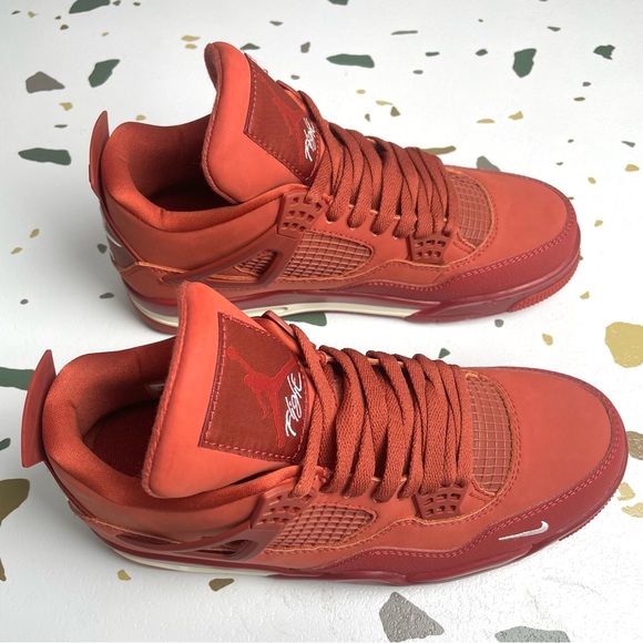 Jordan 4 Retro Brick by Brick -Men’s Sleek Sneakers - Picture 1 of 10